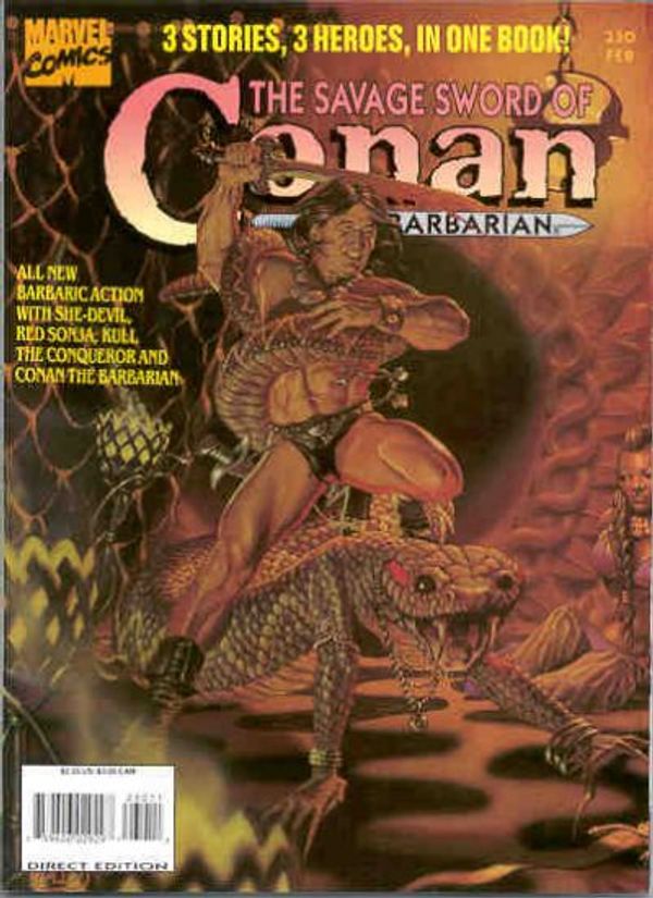 The Savage Sword of Conan #230