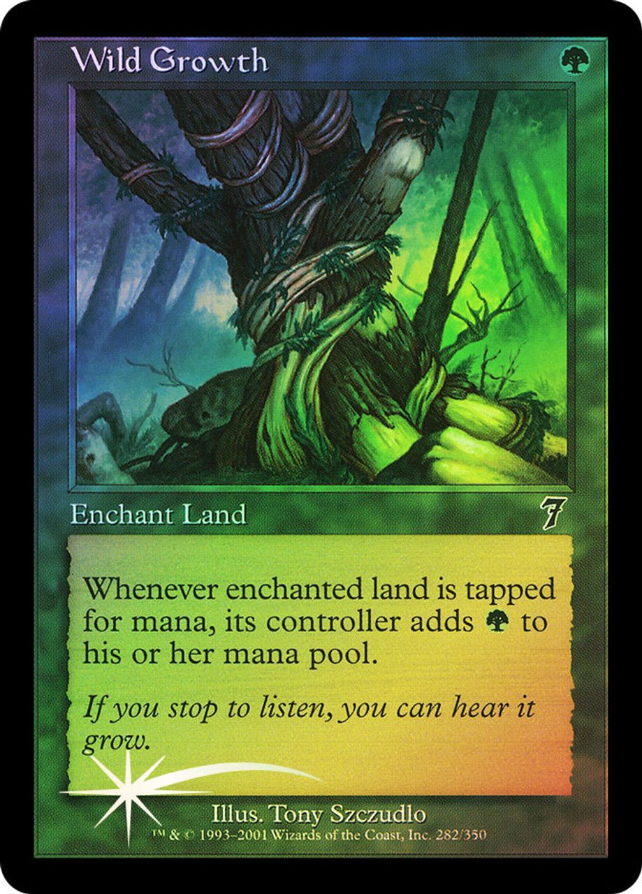 Wild Growth (7th Edition - Foil) Trading Card