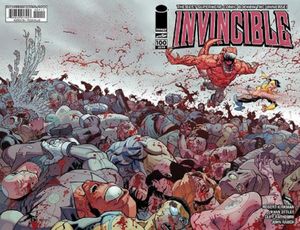 Invincible #100 (Ottley Wraparound Variant)