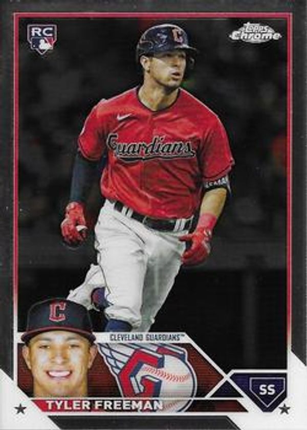 Tyler Freeman 2023 Topps Chrome Baseball #16