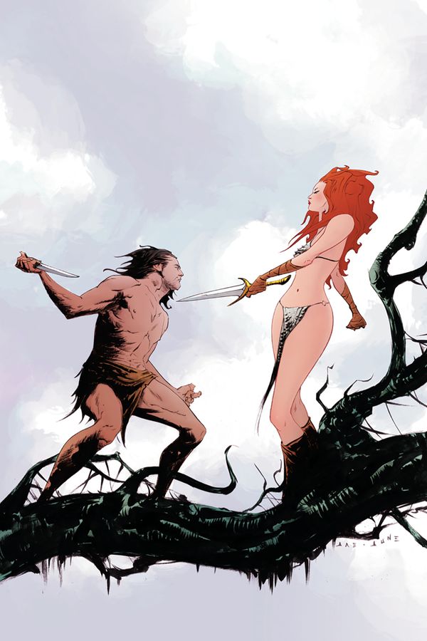 Red Sonja/Tarzan #1 (Cover F 10 Copy Lee Virgin Cover)