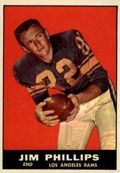 Jim Phillips 1961 Topps #51 Sports Card