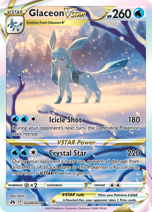 Glaceon VSTAR (GG40) - Crown Zenith Galarian Gallery