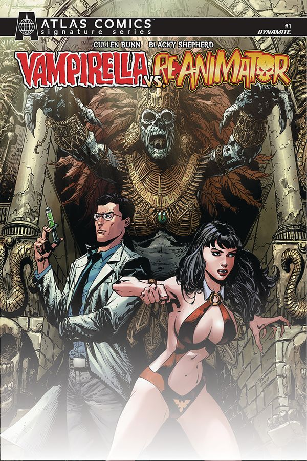 Vampirella Vs Reanimator #1 (Atlas Bunn Sgn Cover)