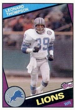 Leonard Thompson 1984 Topps #262 Sports Card