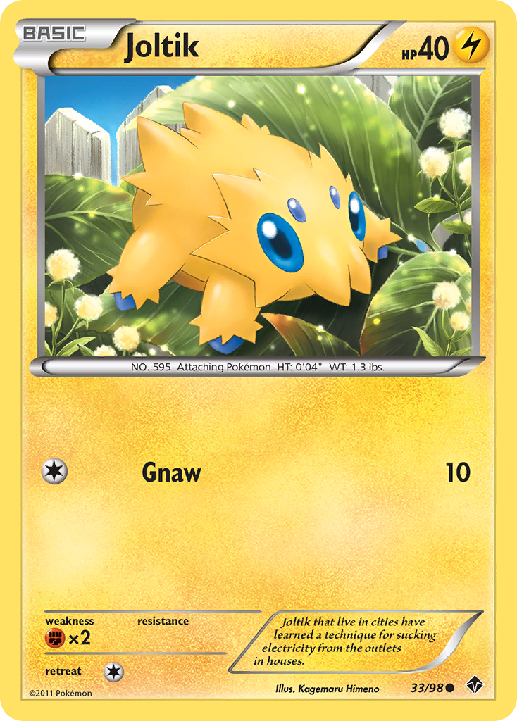 Joltik (33/98) - Emerging Powers Pokémon Card