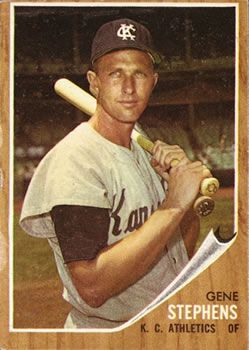 Gene Stephens 1962 Topps #38 Sports Card