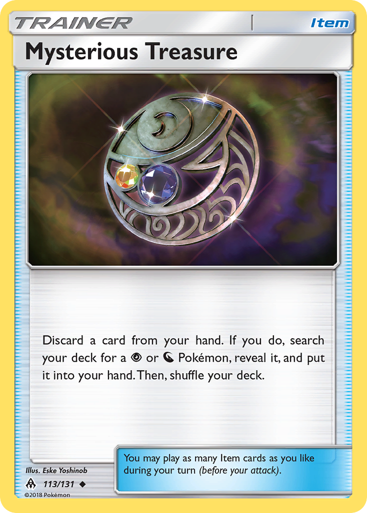 Mysterious Treasure (Trainer: Item) (113/131) - Forbidden Light Pokémon Card