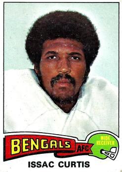 Isaac Curtis 1975 Topps #25 Sports Card