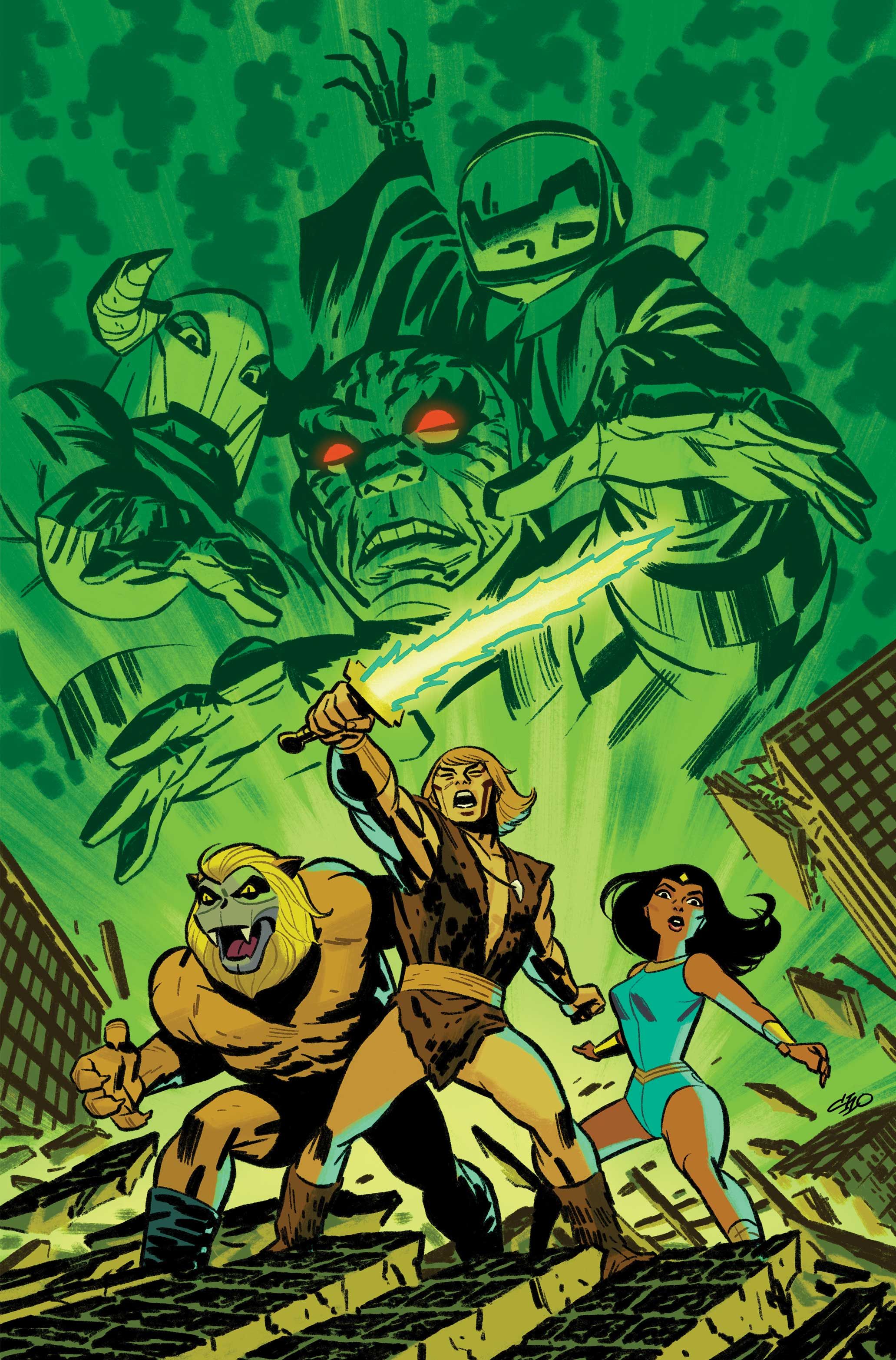 Thundarr The Barbarian #4 (Cvr E Michael Cho Metal Premium Comic