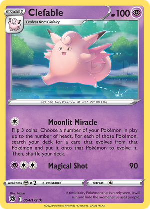 Clefable (54/172) - Brilliant Stars