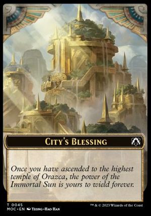 City's Blessing (March of the Machine Commander Decks)