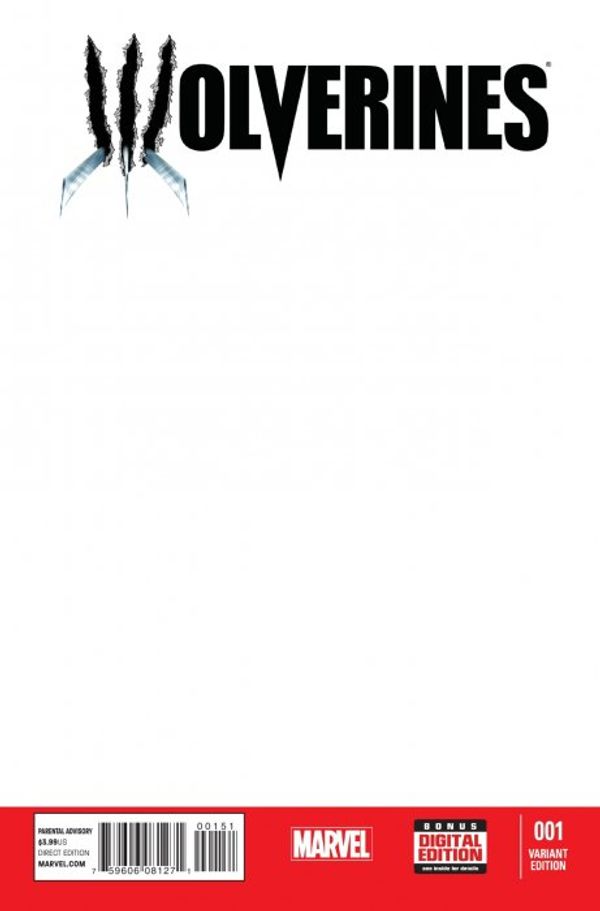 Wolverines #1 (Blank Sketch Variant)