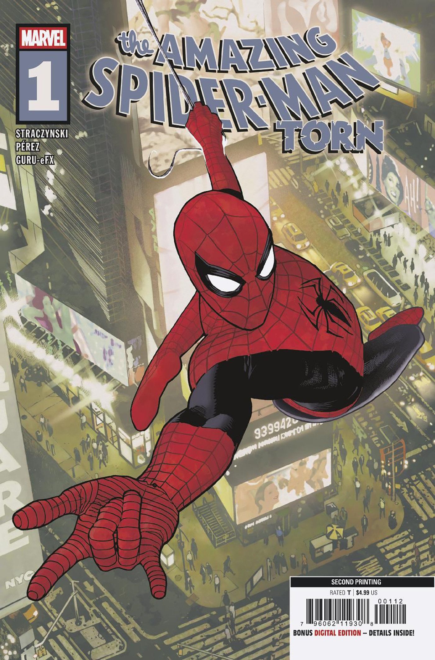 Amazing Spider-Man: Torn #1 (Adam Hughes 2nd Printing Variant) Comic