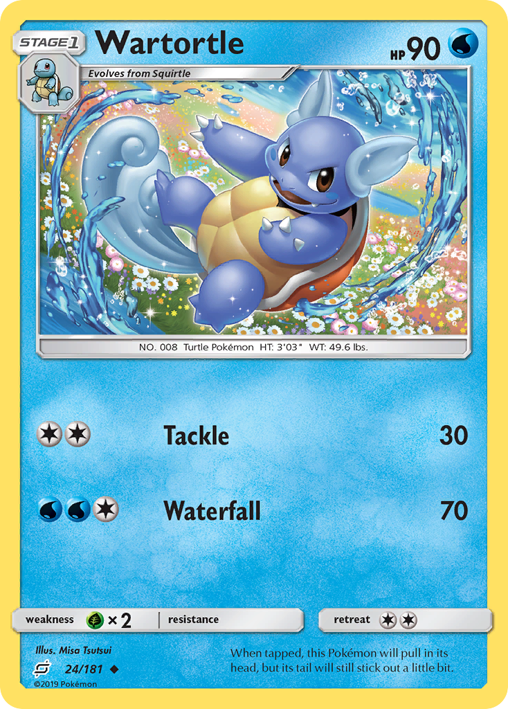 Wartortle (24/181) - Team Up Pokémon Card