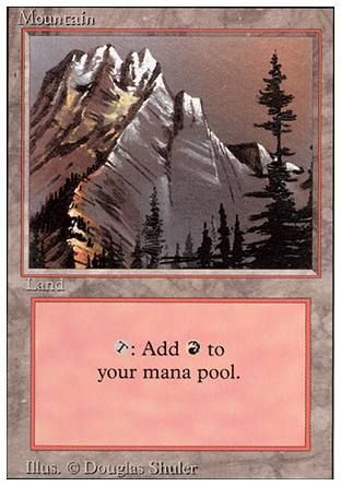 Mountain (Revised Edition) Trading Card