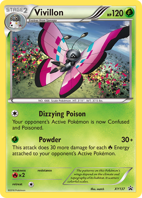 Vivillon (XY137) - XY Black Star Promos