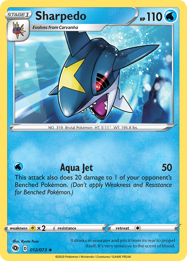 Sharpedo (12/73) - Champion's Path