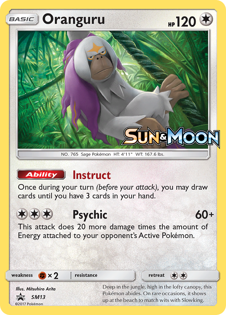 Oranguru Pokémon Card