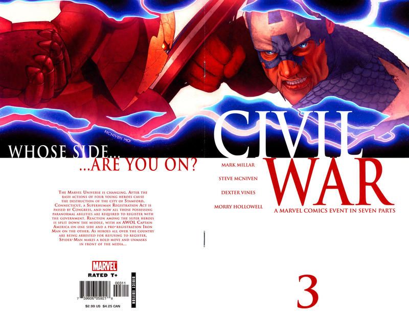 Civil War #3 Comic