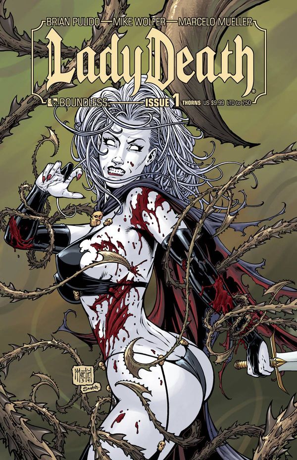 Lady Death  #1 (Thorns Cover Variant)