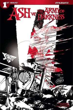 Ash vs The Army of Darkness #1 (Cover H 40 Copy Qualano B&w In)