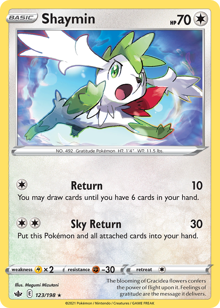 Shaymin (123/198) - Chilling Reign Pokémon Card