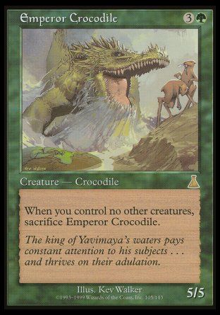 Emperor Crocodile (Urza's Destiny) Trading Card