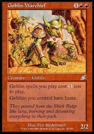 Goblin Warchief (Scourge) Trading Card