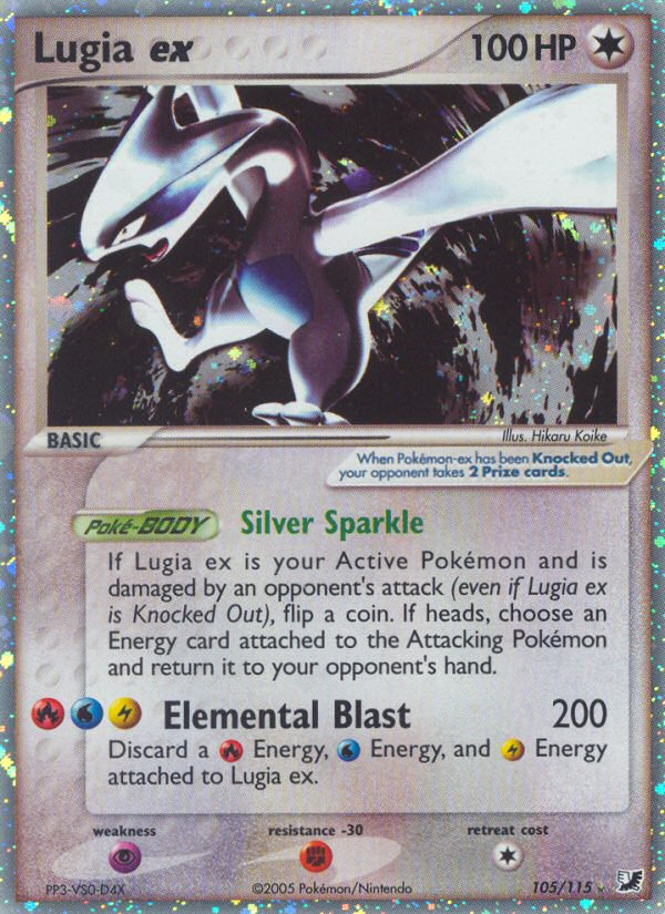 Lugia ex (105/115) - Unseen Forces Pokémon Card