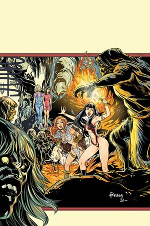 Red Sonja Vampirella Betty Veronica #12 (30 Copy Braga Virgin Cover)