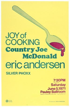 1971-Pauley Ballroom–Country Joe McDonald-Joy of Cooking