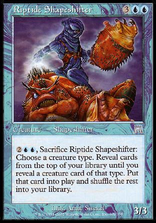 Riptide Shapeshifter (Onslaught) Trading Card