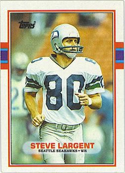 Steve Largent 1989 Topps #183 Sports Card
