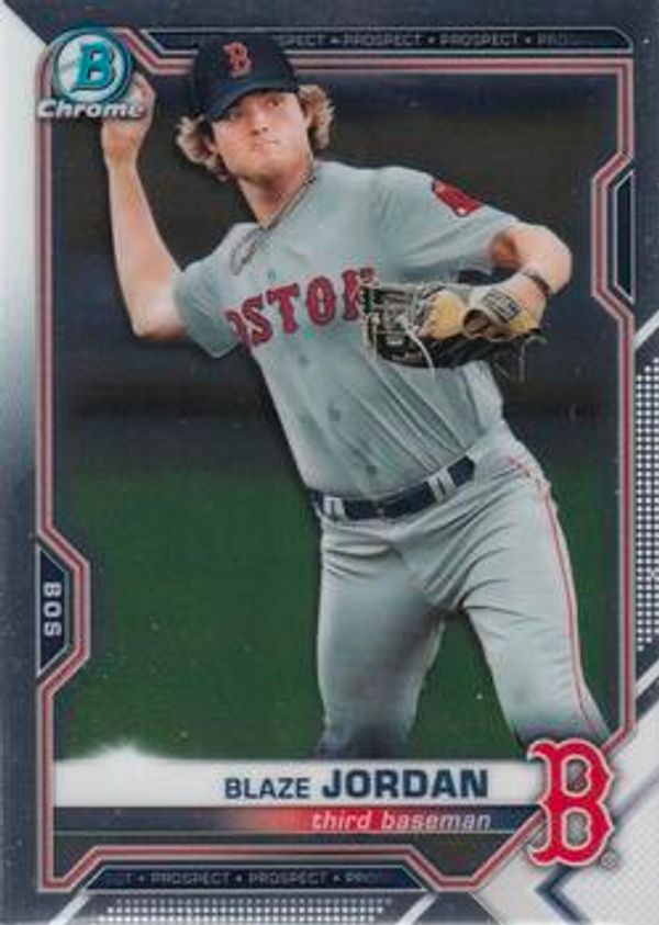 Blaze Jordan 2021 Bowman Chrome - Prospects Baseball #BCP-195