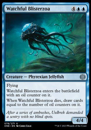 Watchful Blisterzoa (Phyrexia: All Will Be One) Trading Card