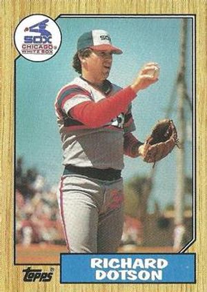 Richard Dotson 1987 Topps #720
