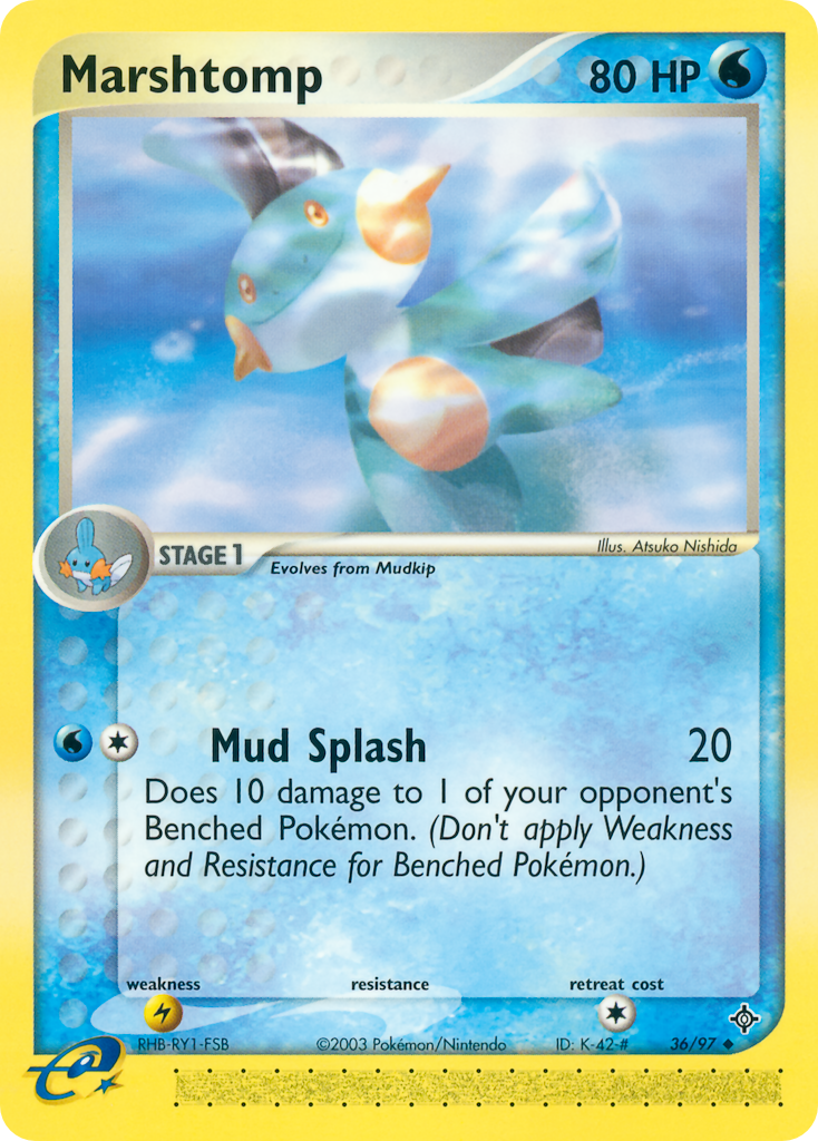 Marshtomp (36/97) - Dragon Pokémon Card