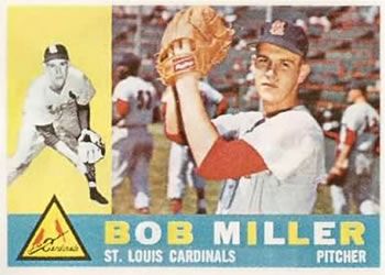 Bob Miller 1960 Topps #101 Sports Card