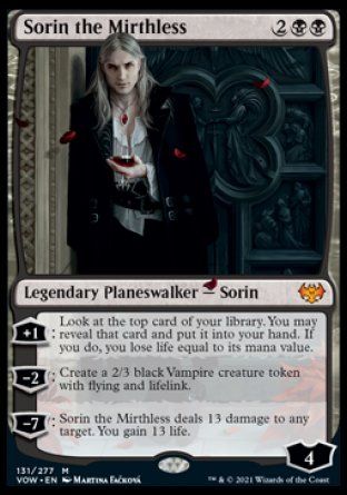 Sorin the Mirthless (Innistrad: Crimson Vow) Trading Card