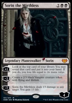 Sorin the Mirthless (Innistrad: Crimson Vow)