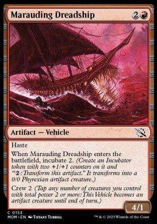 Marauding Dreadship (March of the Machine) Trading Card