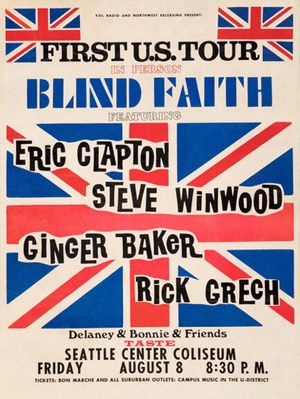 Blind Faith Seattle Center Coliseum 1969