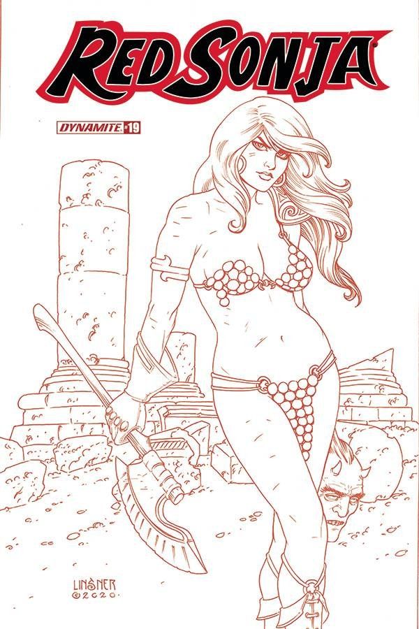 Red Sonja #19 (20 Copy Linsner B&w Cover)