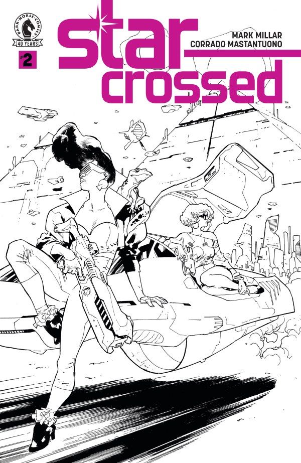 Star-Crossed #2 (Cover B Stuart Immonen Black & White Variant) Comic