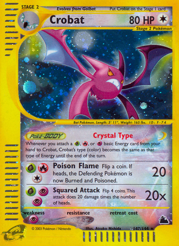 Crobat (147/144) - Skyridge Pokémon Card