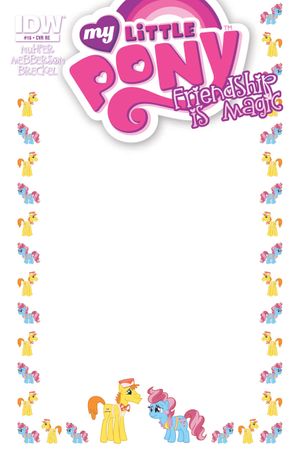 My Little Pony Friendship Is Magic #16 (Retailer Exclusive Blank Cover - Jetpack Comics & Larry's Comics)