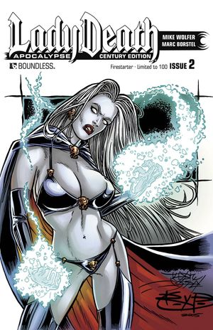 Lady Death: Apocalypse #2 (Century Firestarter Cover)