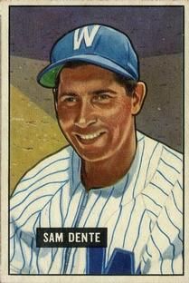 Sam Dente 1951 Bowman #133 Sports Card