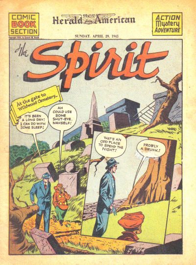 Spirit Section #4/29/1945 Comic